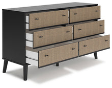 Load image into Gallery viewer, Charlang Full Panel Platform Bed with Dresser and 2 Nightstands
