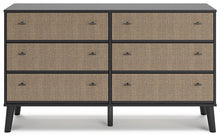 Load image into Gallery viewer, Charlang Full Panel Platform Bed with Dresser and 2 Nightstands
