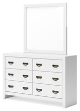 Load image into Gallery viewer, Binterglen Twin Panel Bed with Mirrored Dresser
