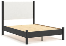 Load image into Gallery viewer, Cadmori Full Upholstered Panel Bed with 2 Nightstands
