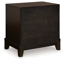 Load image into Gallery viewer, Neymorton King Upholstered Panel Bed with Mirrored Dresser, Chest and Nightstand
