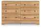 Aleaport Six Drawer Dresser