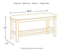 Load image into Gallery viewer, Moriville Double UPH Bench (1/CN)
