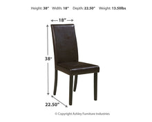 Load image into Gallery viewer, Kimonte Dining UPH Side Chair (2/CN)
