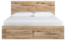 Load image into Gallery viewer, Hyanna  Panel Storage Bed With 2 Under Bed Storage Drawers
