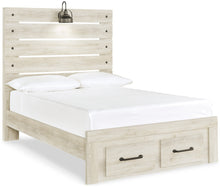 Load image into Gallery viewer, Cambeck Full Panel Bed with 2 Storage Drawers with Dresser
