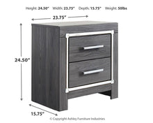 Load image into Gallery viewer, Lodanna Queen Panel Bed with 2 Storage Drawers with Mirrored Dresser and 2 Nightstands
