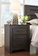 Load image into Gallery viewer, Brinxton King Panel Bed with Mirrored Dresser and 2 Nightstands
