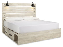 Load image into Gallery viewer, Cambeck King Panel Bed with 4 Storage Drawers with Dresser
