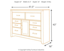 Load image into Gallery viewer, Juararo King Poster Bed with Dresser
