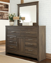 Load image into Gallery viewer, Juararo California King Poster Bed with Mirrored Dresser
