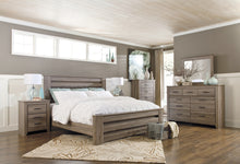 Load image into Gallery viewer, Zelen King Panel Bed with Mirrored Dresser, Chest and 2 Nightstands

