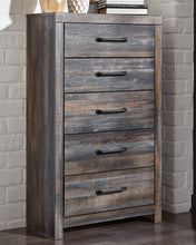 Load image into Gallery viewer, Drystan Full Bookcase Bed with 2 Storage Drawers with Mirrored Dresser and Chest
