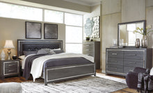 Load image into Gallery viewer, Lodanna King Panel Bed with Mirrored Dresser and Chest
