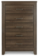 Load image into Gallery viewer, Juararo Queen Panel Headboard with Mirrored Dresser, Chest and 2 Nightstands
