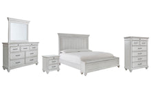 Load image into Gallery viewer, Kanwyn King Panel Bed with Storage with Mirrored Dresser, Chest and Nightstand
