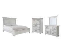 Load image into Gallery viewer, Kanwyn Queen Panel Bed with Storage with Mirrored Dresser and Chest
