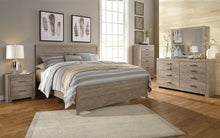 Load image into Gallery viewer, Culverbach King Panel Bed with Mirrored Dresser and Chest

