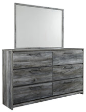 Load image into Gallery viewer, Baystorm Twin Panel Headboard with Mirrored Dresser and Nightstand
