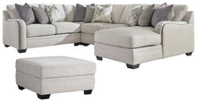 Load image into Gallery viewer, Dellara 4-Piece Sectional with Ottoman
