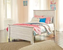 Load image into Gallery viewer, Willowton Twin Panel Bed with Nightstand
