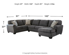 Load image into Gallery viewer, Ambee 3-Piece Sectional with Chaise
