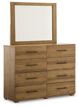 Load image into Gallery viewer, Dakmore California King Upholstered Bed with Mirrored Dresser, Chest and 2 Nightstands
