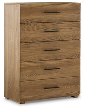 Load image into Gallery viewer, Dakmore California King Upholstered Bed with Mirrored Dresser, Chest and 2 Nightstands
