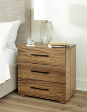 Load image into Gallery viewer, Dakmore California King Upholstered Bed with Mirrored Dresser, Chest and Nightstand
