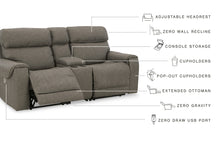 Load image into Gallery viewer, Starbot 3-Piece Power Reclining Sectional Loveseat with Console
