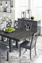 Load image into Gallery viewer, Myshanna Dining Table and 6 Chairs and Bench
