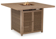 Load image into Gallery viewer, Walton Bridge Square Bar Table w/Fire Pit
