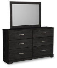 Load image into Gallery viewer, Belachime Queen Panel Bed with Mirrored Dresser and Nightstand
