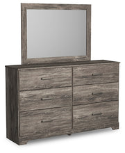 Load image into Gallery viewer, Ralinksi King Panel Bed with Mirrored Dresser
