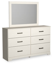 Load image into Gallery viewer, Stelsie King Panel Bed with Mirrored Dresser and Nightstand
