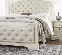 Load image into Gallery viewer, Arlendyne Queen Upholstered Bed with Mirrored Dresser
