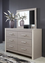 Load image into Gallery viewer, Surancha Queen Panel Bed with Mirrored Dresser, Chest and 2 Nightstands

