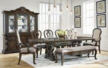 Load image into Gallery viewer, Maylee Dining Table and 6 Chairs and Bench
