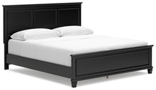Load image into Gallery viewer, Lanolee California King Panel Bed with Mirrored Dresser and 2 Nightstands
