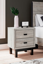 Load image into Gallery viewer, Vessalli King Panel Bed with Mirrored Dresser and Nightstand
