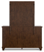 Load image into Gallery viewer, Danabrin Twin Panel Bed with Mirrored Dresser and 2 Nightstands
