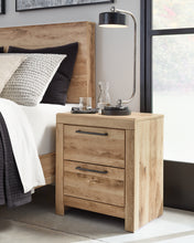 Load image into Gallery viewer, Hyanna King Panel Storage Bed with Mirrored Dresser and Nightstand
