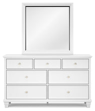 Load image into Gallery viewer, Fortman King Panel Bed with Mirrored Dresser and 2 Nightstands

