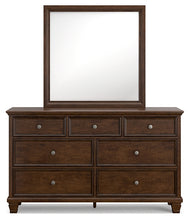Load image into Gallery viewer, Danabrin Queen Panel Bed with Mirrored Dresser, Chest and Nightstand
