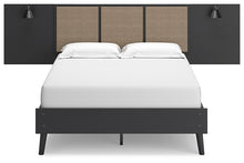 Load image into Gallery viewer, Charlang Full Panel Platform Bed with Dresser, Chest and 2 Nightstands
