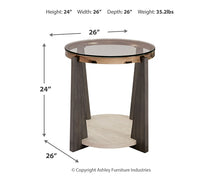Load image into Gallery viewer, Frazwa Round End Table
